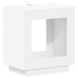 vidaXL Oldal asztal Feh&eacute;r 60 x 40 x 65 cm Szerelt Fa