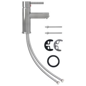 vidaXL ez&uuml;st f&uuml;rdőszobai mosd&oacute;csaptelep 130 x 176 mm