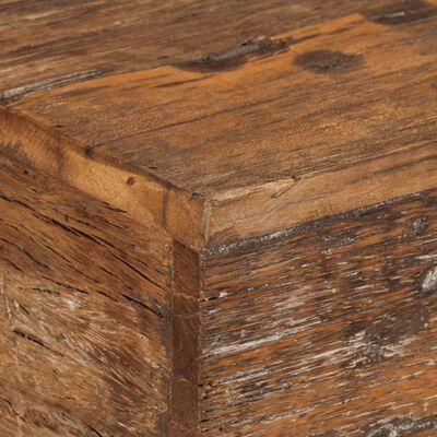vidaXL tömör újrahasznosított fa tálalóasztal 110x30x76 cm