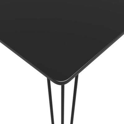 vidaXL fekete bárasztal 120x60x105 cm