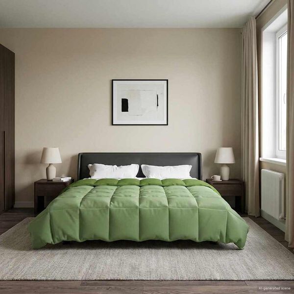 vidaXL Ny&aacute;ri Takarm&aacute;ny S&ouml;v&eacute;nyes Z&ouml;ld 200 x 240 cm Mikrosz&aacute;l