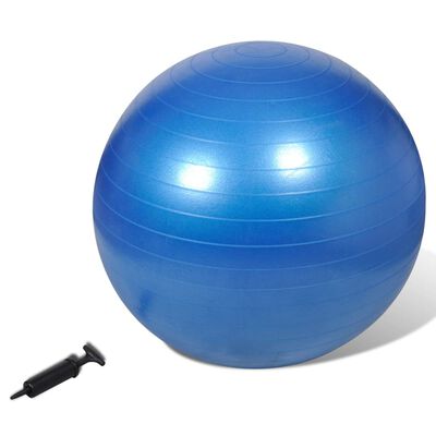 65 cm Balance Stabilitás labda jóga Fitness & Exercise pumpával Kék