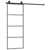 vidaXL ESG &uuml;veg &eacute;s alum&iacute;nium tol&oacute;ajt&oacute; f&eacute;mszerelv&eacute;ny-szettel 76x205 cm
