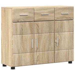 vidaXL Sz&eacute;f FLORIN 88,5 x 30,5 x 73 cm Sonoma t&ouml;lgy Szerelt Fa