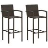 vidaXL 2 db barna polyrattan b&aacute;rsz&eacute;k