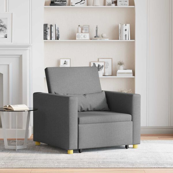 vidaXL Kih&uacute;zhat&oacute; kanap&eacute;&aacute;gy egyszem&eacute;lyes S&ouml;t&eacute;tsz&uuml;rke 90 x 165 x 87 cm