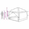 vidaXL Belső s&aacute;tor tetővel Sz&uuml;rke &eacute;s narancs 300 x 300 x 250 cm