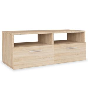 vidaXL t&ouml;lgyfa sz&iacute;nű faforg&aacute;cslap TV szekr&eacute;ny 95 x 35 x 36 cm