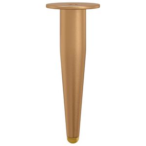 vidaXL &Aacute;ll&oacute; L&aacute;b 2 db Arany 98 x 40 mm Vas