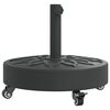 vidaXL g&ouml;rgős kerek napernyőtalp r&uacute;dhoz &Oslash;38 / 48 mm 27 kg