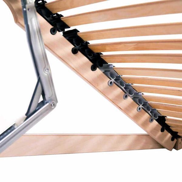 vidaXL Lécalap Barna 90 x 190 cm Tömör bükkfa