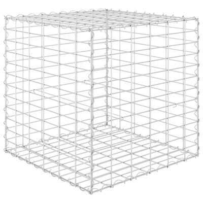 vidaXL kocka alakú acélhuzal gabion magaságyás 60 x 60 x 60 cm