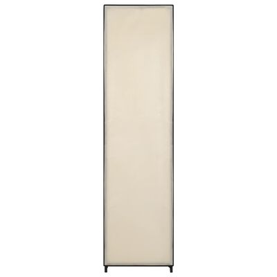 vidaXL krémszínű ruhásszekrény 4 tárolórekesszel 175 x 45 x 170 cm