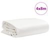 vidaXL feh&eacute;r ponyva 4 x 8 m 650 g/m&sup2;