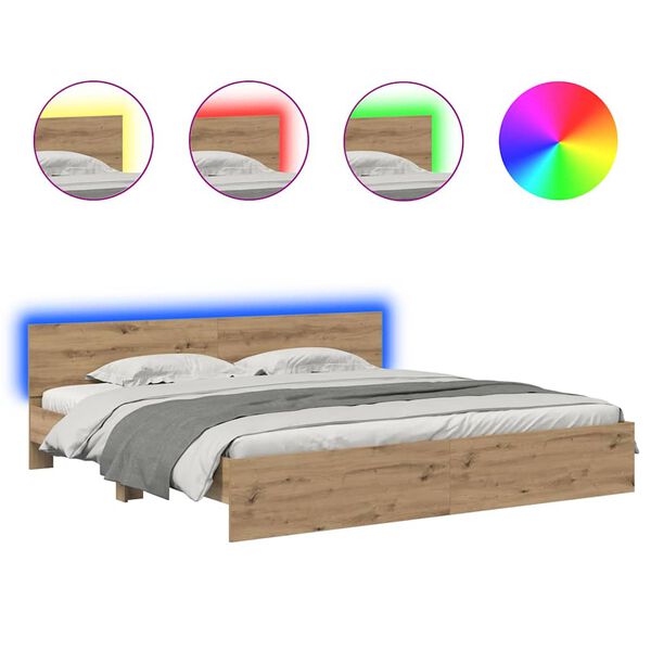 vidaXL &Aacute;gykeret LED -es l&aacute;mp&aacute;kkal Artisan t&ouml;lgy 200 x 200 cm Faanyag