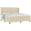 vidaXL Boxrug&oacute;s &aacute;gy fejt&aacute;ml&aacute;val Kr&eacute;m 200 x 200 cm sz&ouml;vet