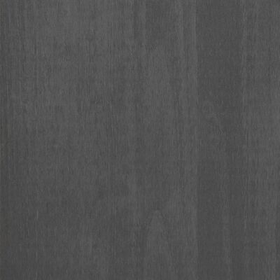 vidaXL HAMAR sötétszürke tömör fenyőfa íróasztal 110 x 40 x 75 cm