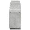 vidaXL betonszürke szerelt fa fali polc 129 x 18 x 42 cm