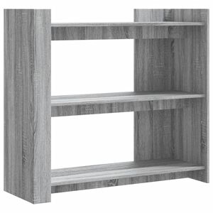 vidaXL sz&uuml;rke sonoma sz&iacute;nű szerelt fa t&aacute;lal&oacute;asztal 100x35x90 cm