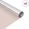 vidaXL &Ouml;ntapad&oacute;s T&uuml;k&ouml;rf&oacute;lia 90 x 100 cm 2 db Ez&uuml;st PET