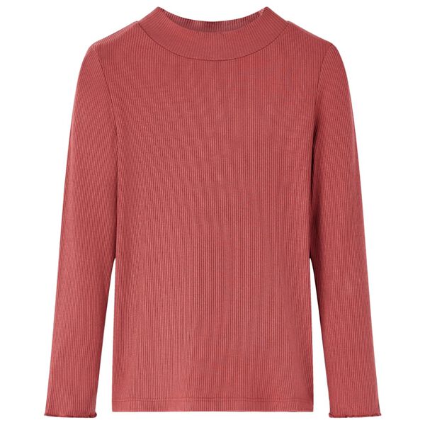 Izz&oacute; piros hossz&uacute; ujj&uacute; gyerekp&oacute;l&oacute; f&eacute;lgarb&oacute;s nyakkal 140