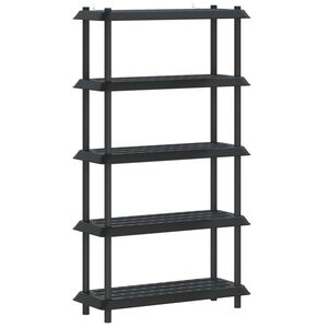 vidaXL Polc egys&eacute;g 5 szint 100 x 40 x 177 cm PP Antracitsz&uuml;rke