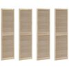 vidaXL Sz&eacute;fajt&oacute; 4 pcs Term&eacute;szetes 201 x 2,1 x 59,5 cm T&ouml;m&ouml;r fenyőfa