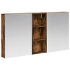 vidaXL F&uuml;rdőszobai Szekr&eacute;ny Szett 3 db 130 x 14,5 x 70 cm Szerelt fa