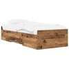 vidaXL &Aacute;gykeret t&aacute;rol&oacute;val fi&oacute;kkal Antik Fa 80 x 200 cm Szerelt Fa