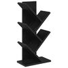 vidaXL Fa K&ouml;nyvespolc 4-Szintes 30 x 18 x 60 cm Szerelt Fa