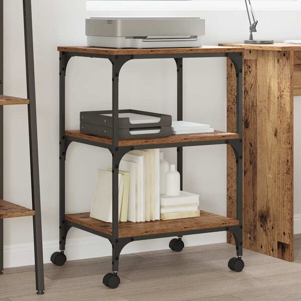 vidaXL Nyomtat&oacute;&aacute;llv&aacute;ny &Ouml;reg fa 50 x 41 x 75 cm Faanyag