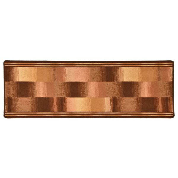 vidaXL b&eacute;zs kock&aacute;s fut&oacute;szőnyeg g&eacute;laljzattal 67 x 120 cm