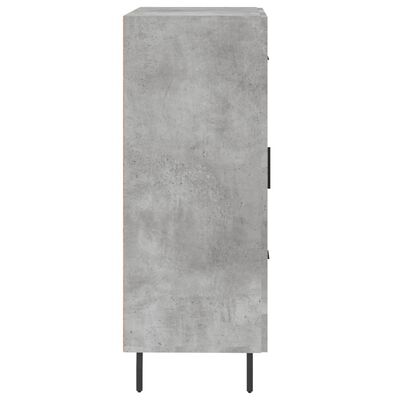 vidaXL betonszürke szerelt fa tálalószekrény 69,5 x 34 x 90 cm