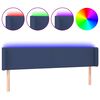 vidaXL k&eacute;k sz&ouml;vet LED-es fejt&aacute;mla 203 x 16 x 78/88 cm