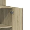 vidaXL sonoma tölgy színű szerelt fa konyhaszekrény 60 x 50 x 180 cm