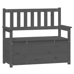 vidaXL sz&uuml;rke t&ouml;m&ouml;r fenyőfa pad 112,5 x 51,5 x 96,5 cm