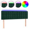 vidaXL s&ouml;t&eacute;tz&ouml;ld b&aacute;rsony LED-es fejt&aacute;mla 144x5x78/88 cm