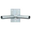 vidaXL Z&aacute;szl&oacute; Pole Holde Ez&uuml;st 11,5 x 7,5 x 0,2 cm Ac&eacute;l