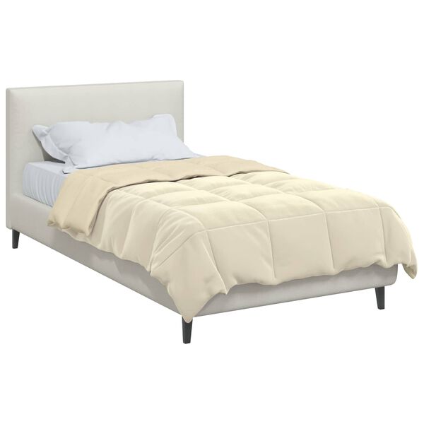 vidaXL Teljes &eacute;ves takar&oacute; S&ouml;v&eacute;nyes Kr&eacute;m 140 x 220 cm Mikrosz&aacute;l