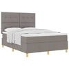 vidaXL Boxrug&oacute;s &aacute;gy fejt&aacute;ml&aacute;val T&oacute;psz&iacute;nű 140 x 200 cm sz&ouml;vet