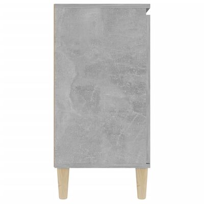vidaXL betonszürke forgácslap tálalószekrény 103,5 x 35 x 70 cm