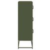 vidaXL Highboard ol&iacute;vaz&ouml;ld 68x39x123 cm Ac&eacute;l