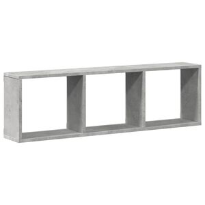 vidaXL betonsz&uuml;rke szerelt fa faliszekr&eacute;ny 100 x 16 x 30 cm