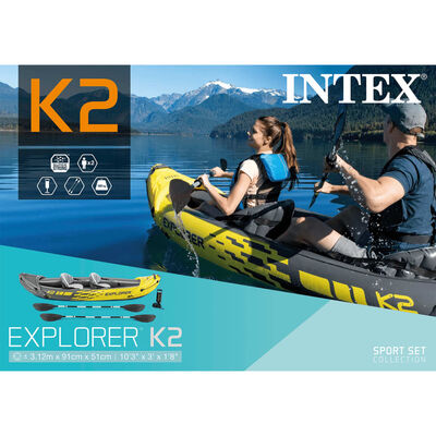 Intex „Explorer K2” 68307NP felfújható kajak 312 x 91 x 51 cm