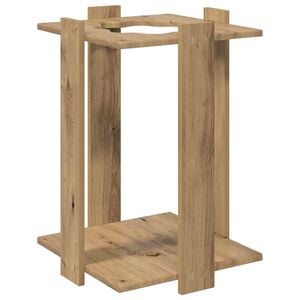 vidaXL Bili&aacute;rd d&aacute;k&oacute; &aacute;llv&aacute;ny Szerelt Fa 42 x 43 x 60 cm K&eacute;zműves T&ouml;lgy