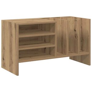 vidaXL Hanglemez szekr&eacute;ny Artisan t&ouml;lgy 78,5 x 35 x 45 cm Faanyag