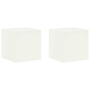 vidaXL N&ouml;v&eacute;ny&aacute;llv&aacute;ny 2 pcs Feh&eacute;r 40 x 40 x 40 cm Ac&eacute;l