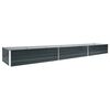 vidaXL antracitsz&uuml;rke horganyzott ac&eacute;l kerti magas&aacute;gy&aacute;s 480x80x45 cm