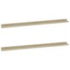 vidaXL 2 db sonoma tölgy színű fali polc 115 x 9 x 3 cm