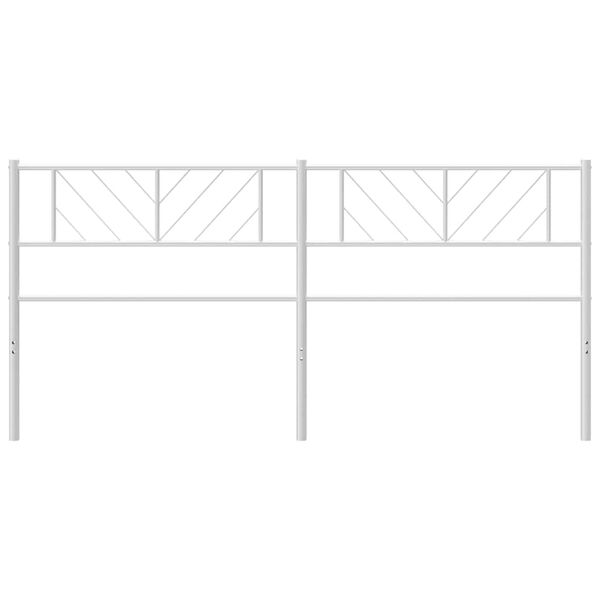 vidaXL fehér fém fejtámla 193 cm